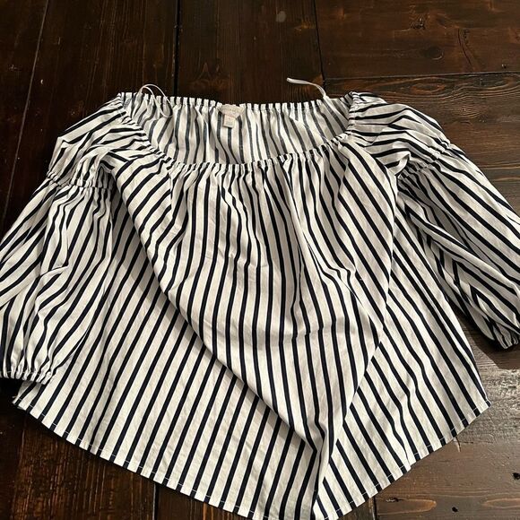 Belle Sky Peasant Long Sleeve Blouse (Size Large) - Picture 1 of 4